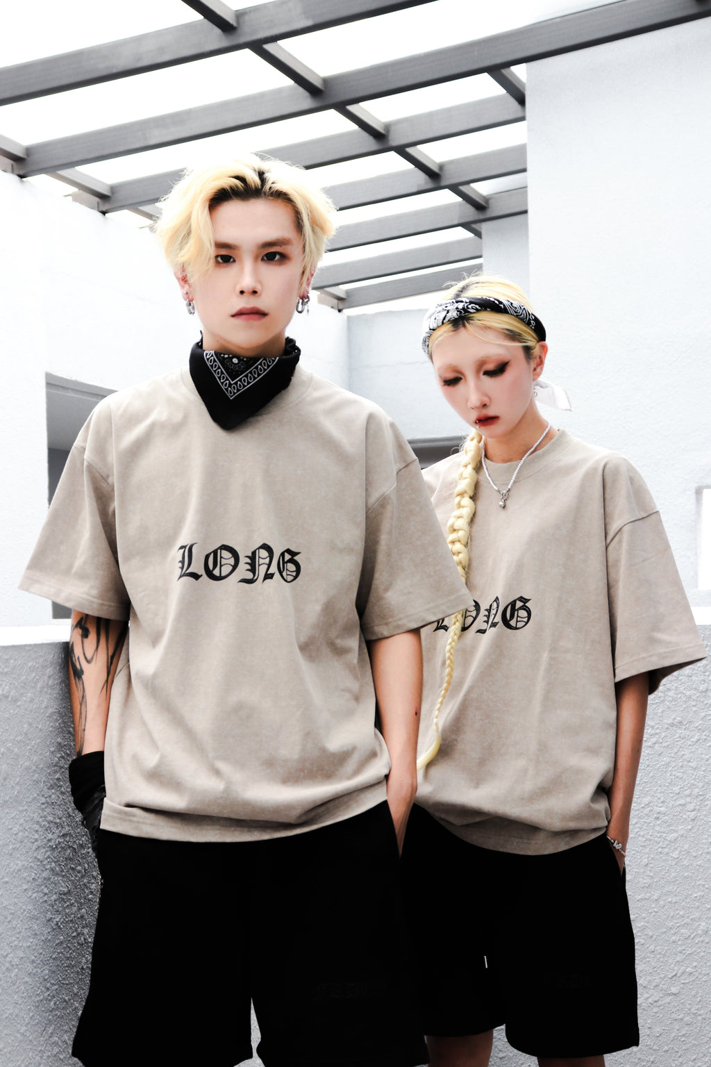 Dark Dragon Stoned Wash Tee Khaki