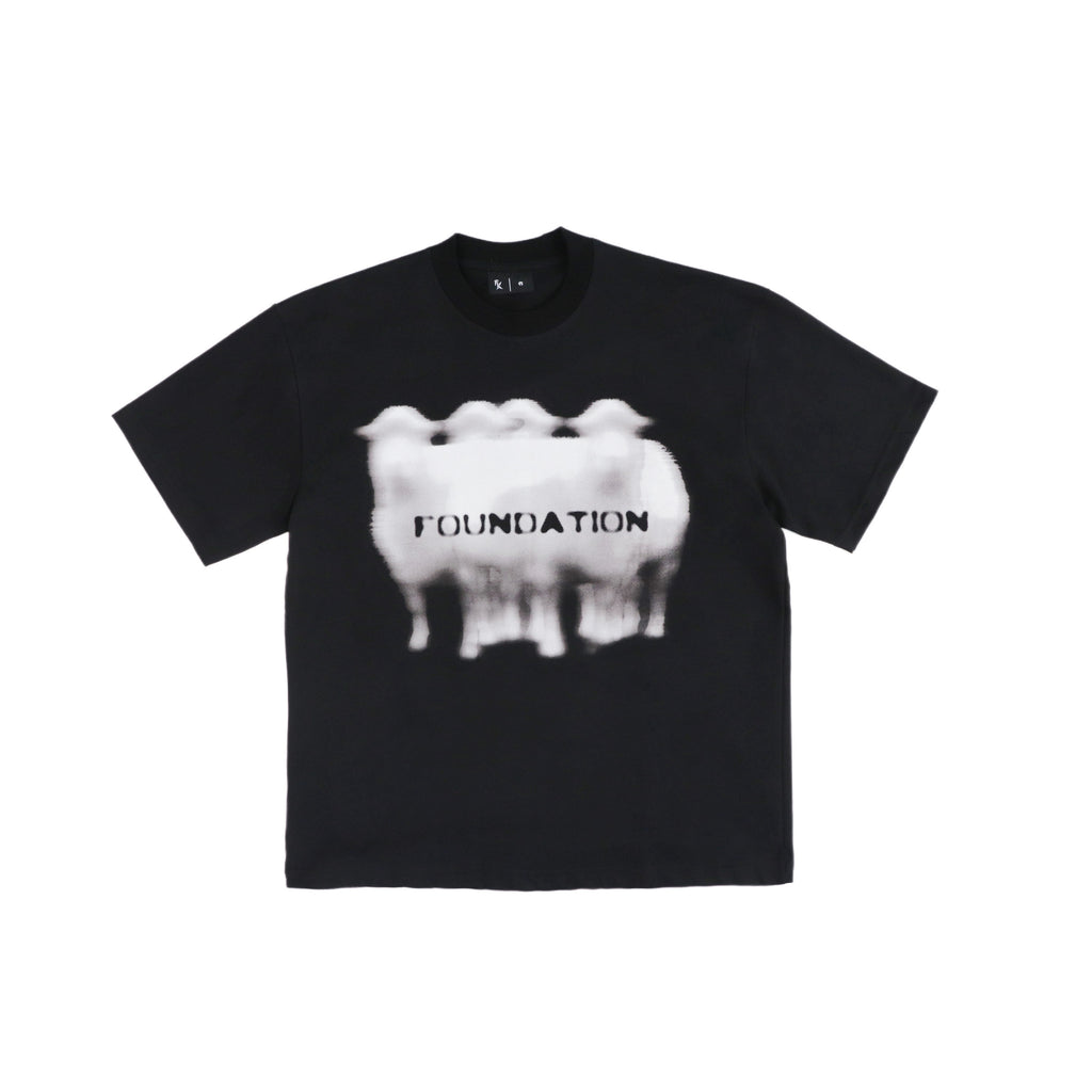 Foundation Sheep Logo Tee Black