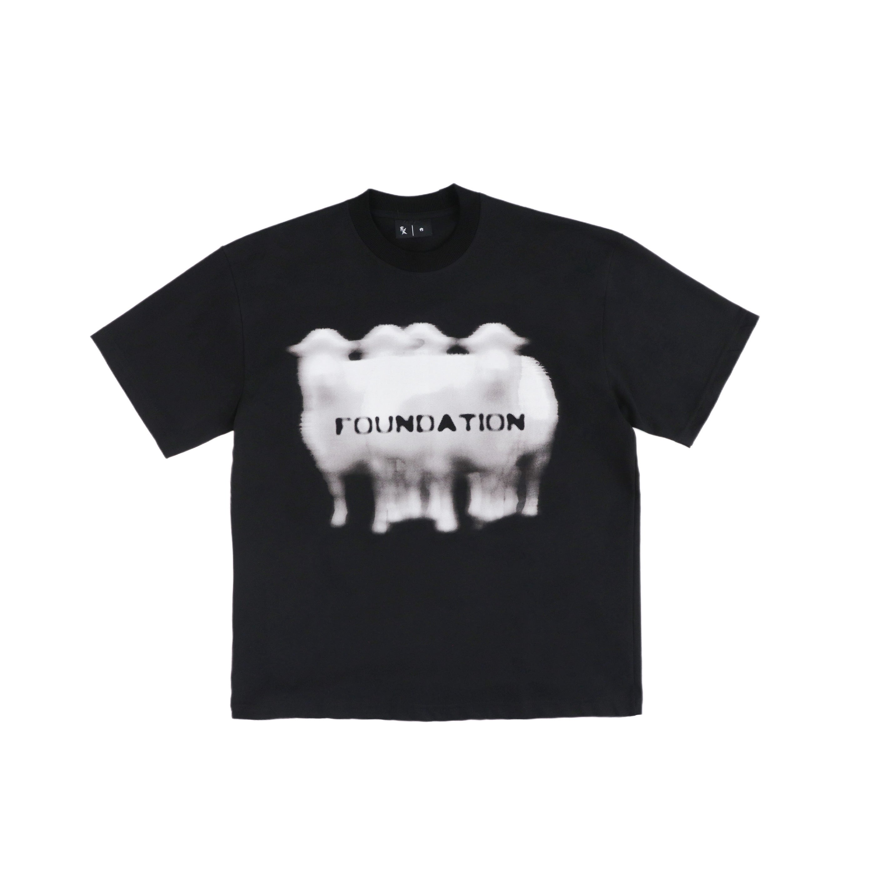 Foundation Sheep Logo Tee Black