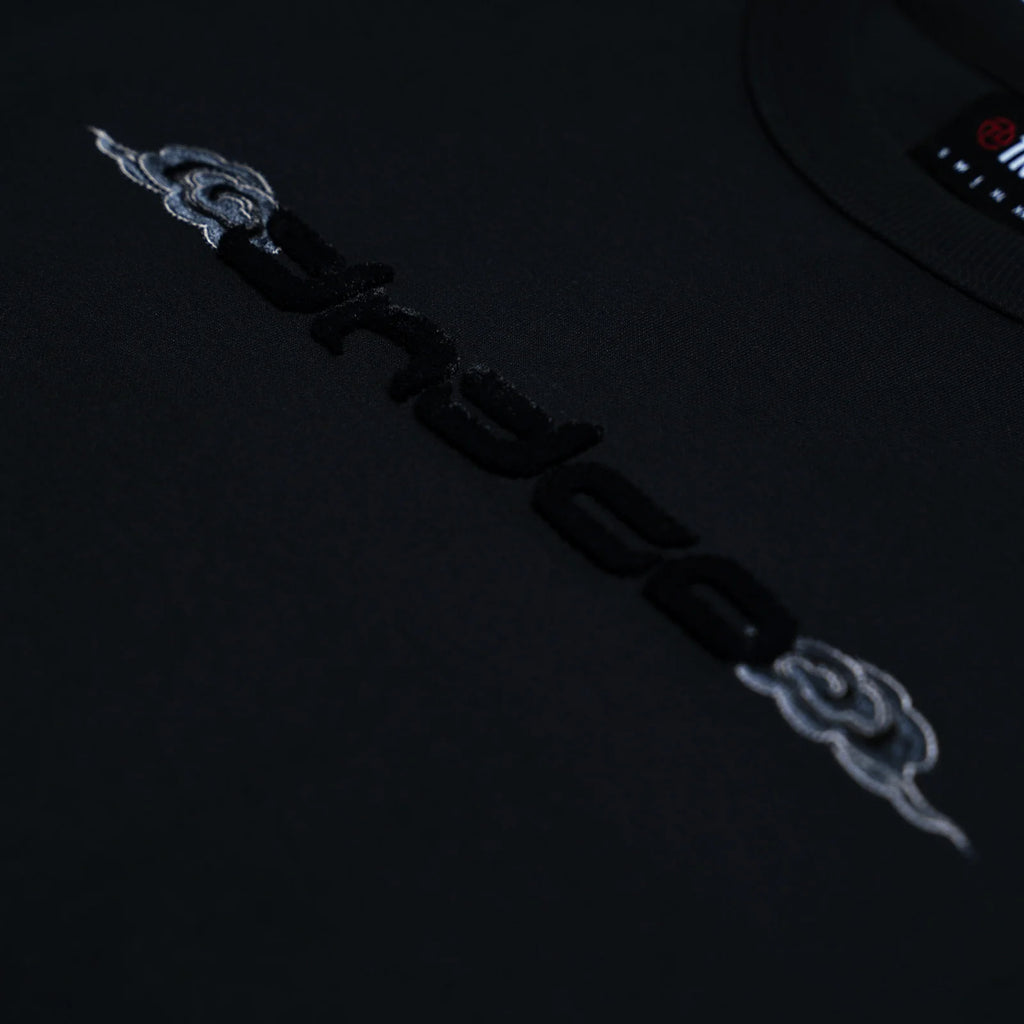 Tibetan Horse Tee (Black on Black)