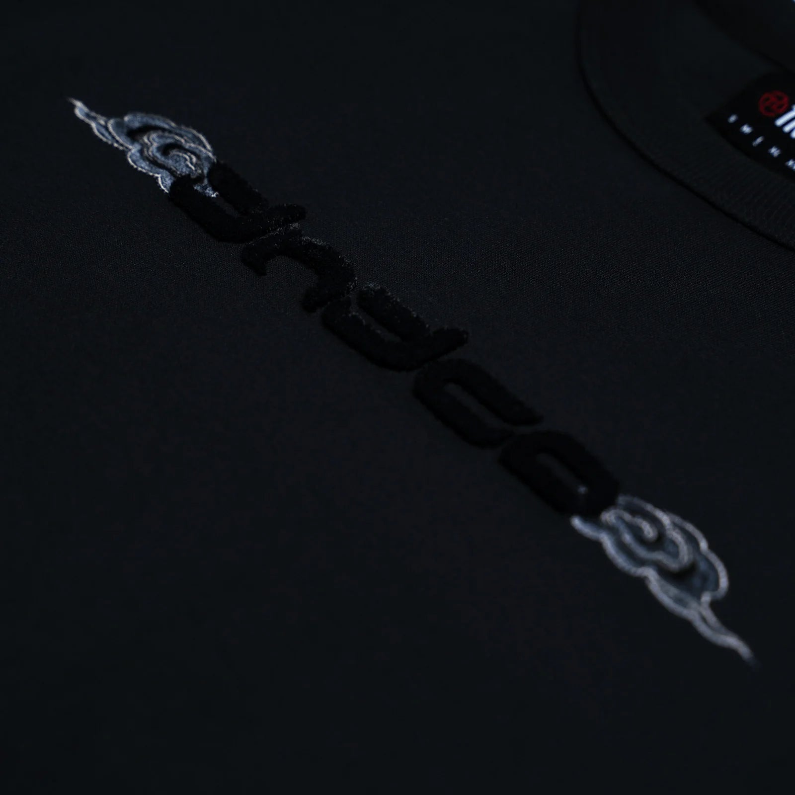 Tibetan Horse Tee (Black on Black)