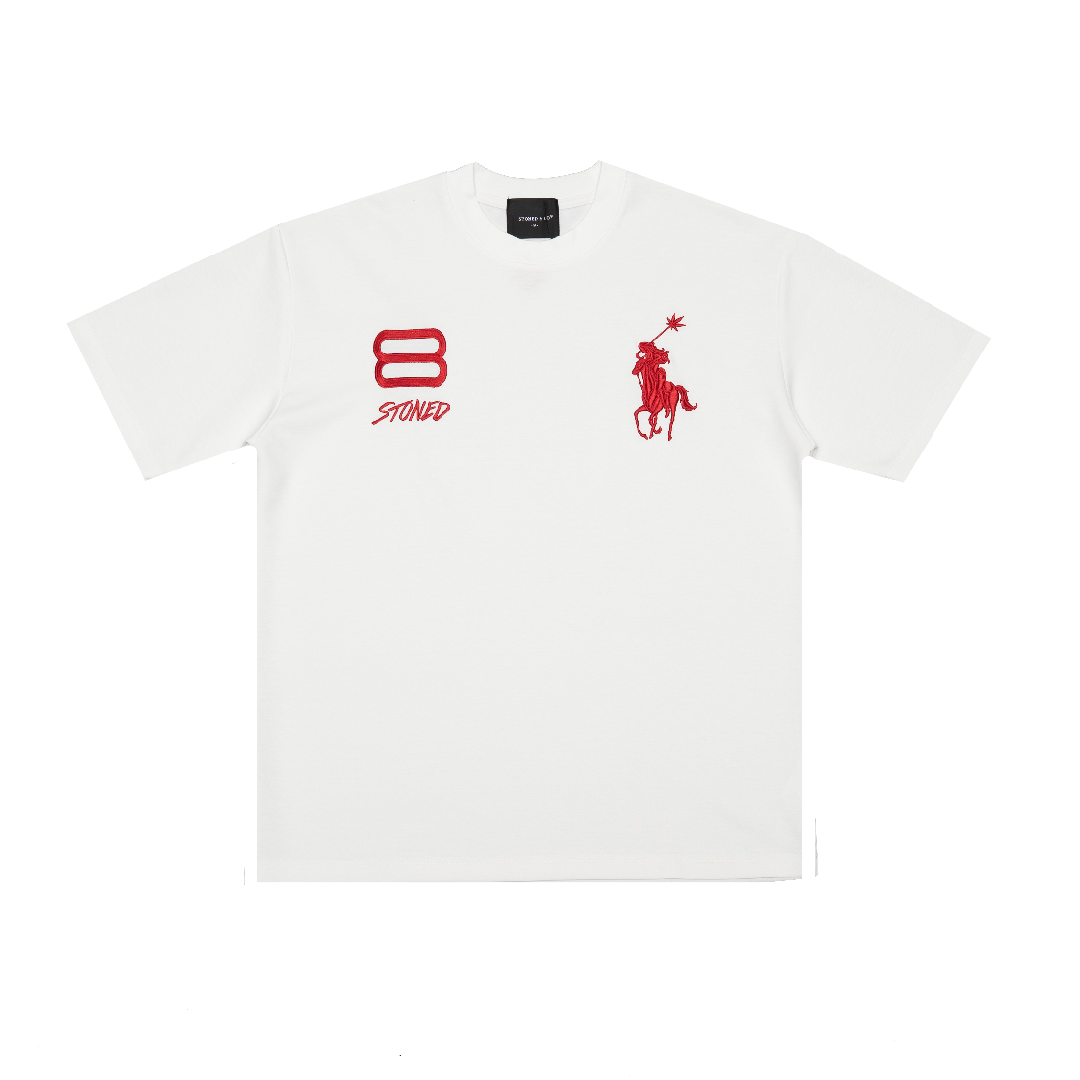 Dark Horse : Polo Tshirt White