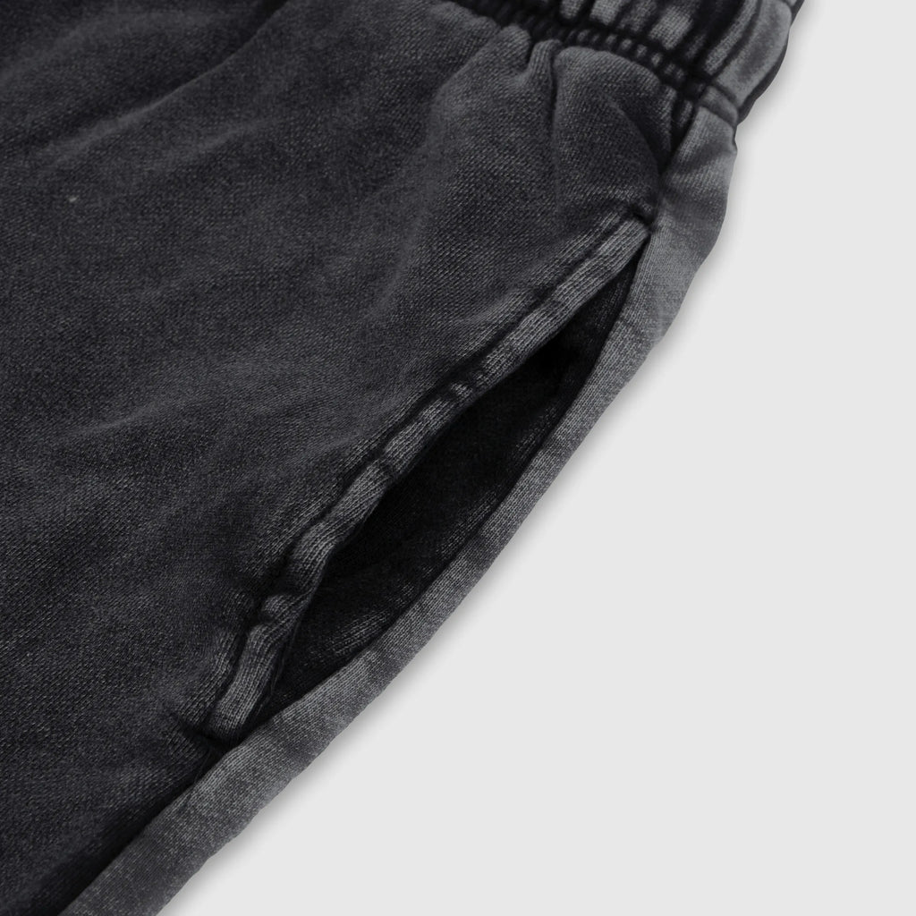 ID Patch Washed Shorts Black