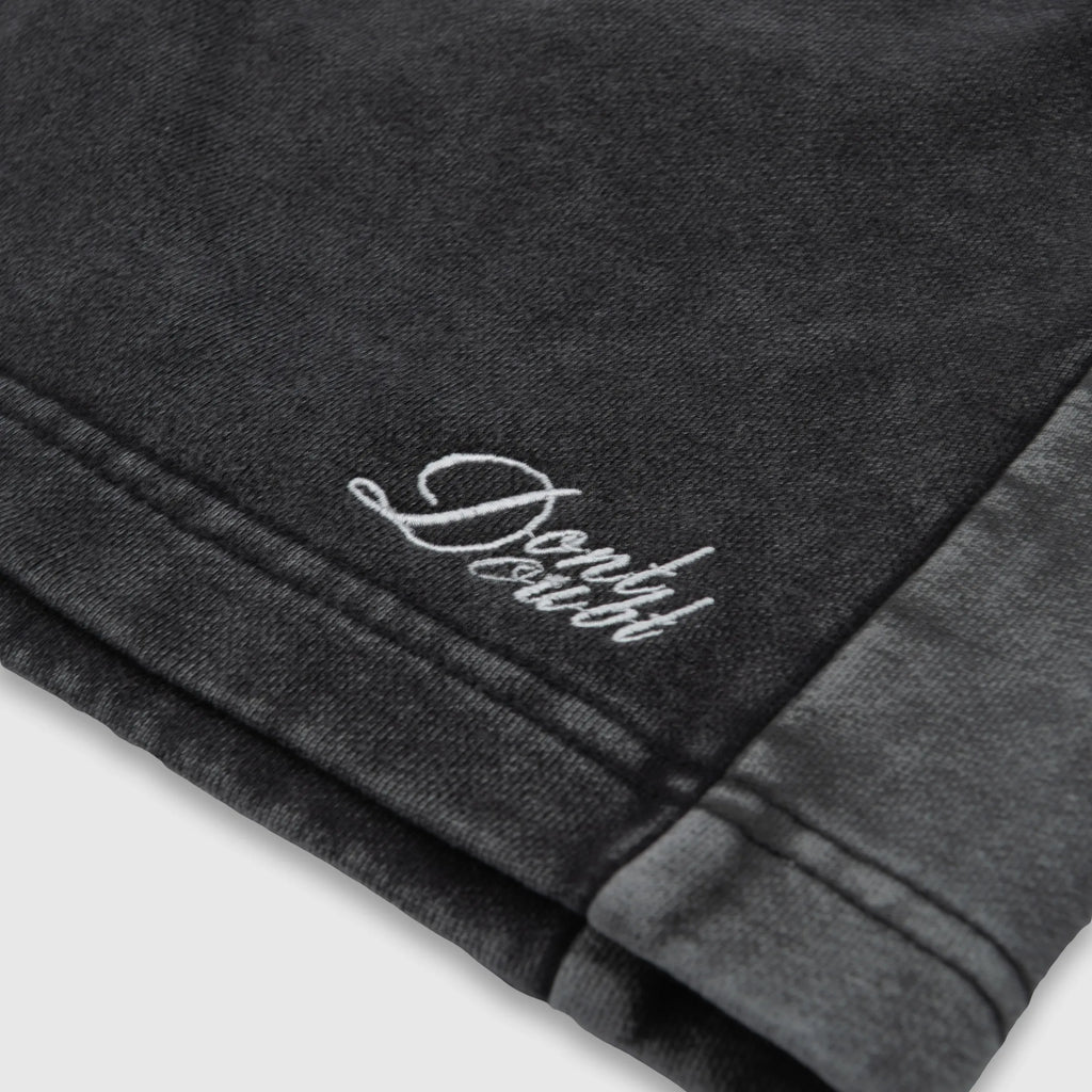 ID Patch Washed Shorts Black