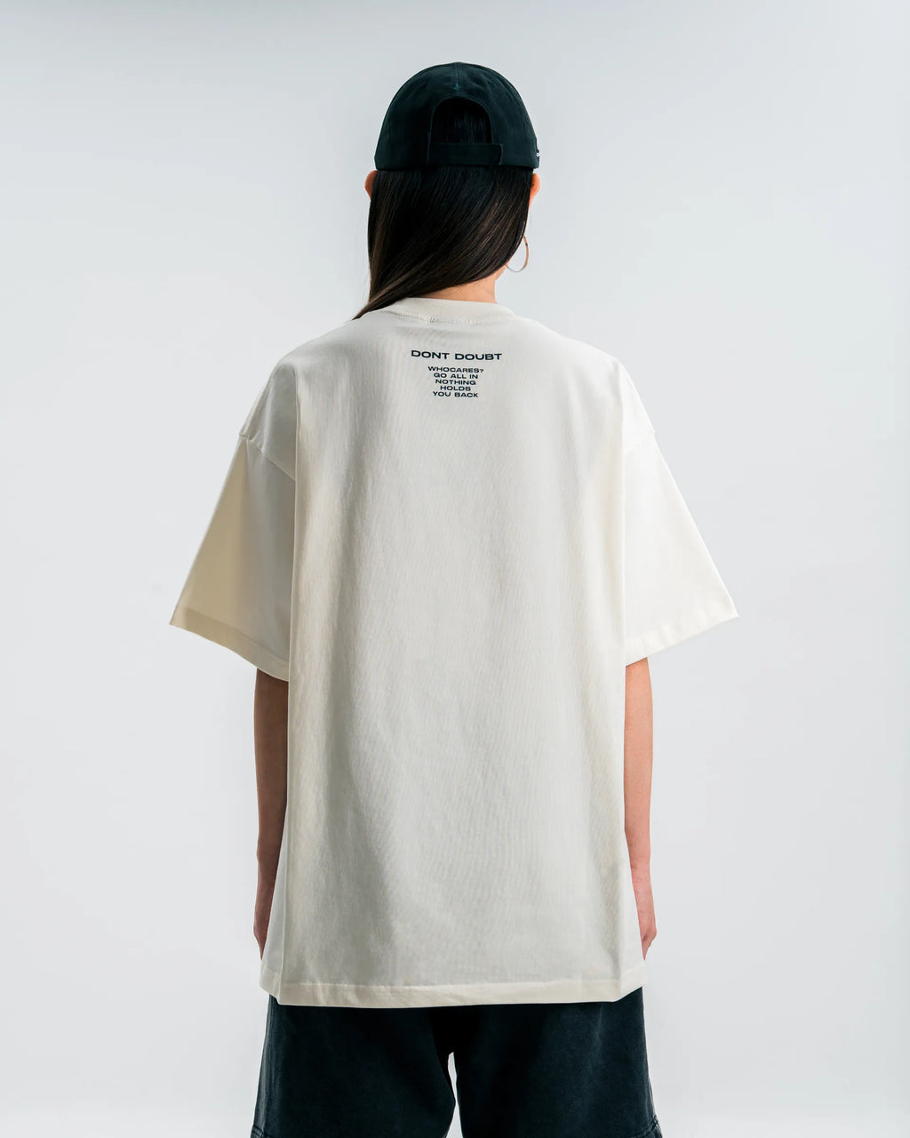 All In Embroidery Tee Beige