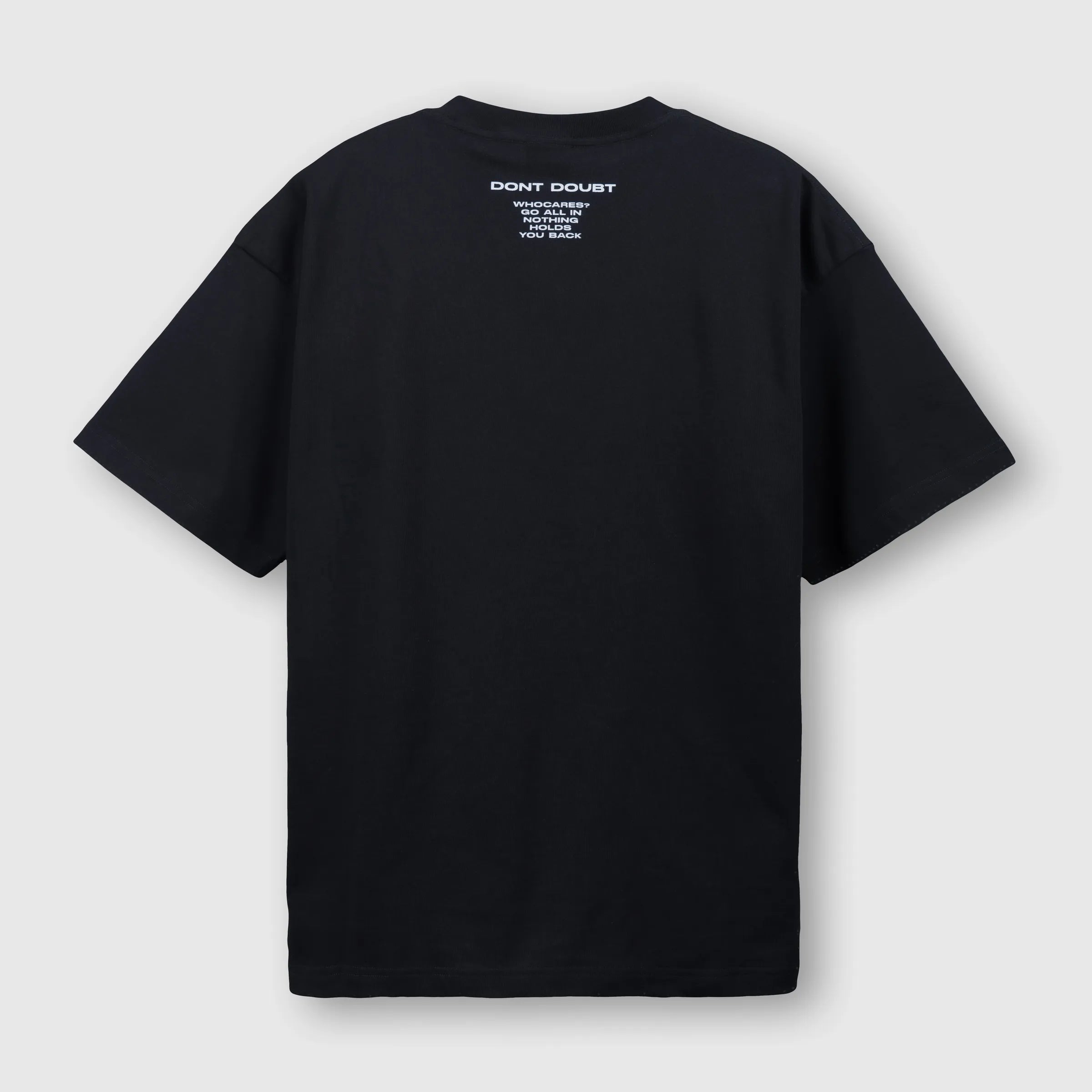 All In Embroidery Tee Black