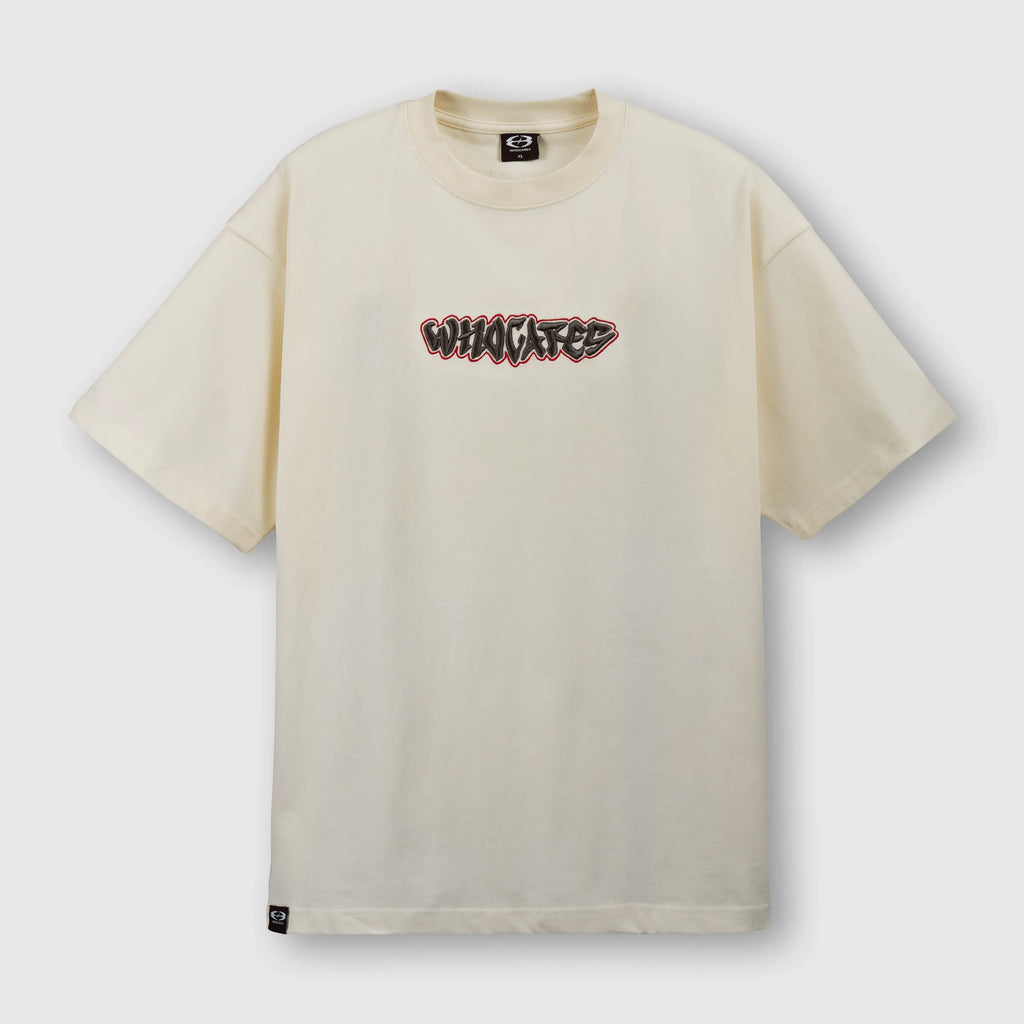 All In Embroidery Tee Beige