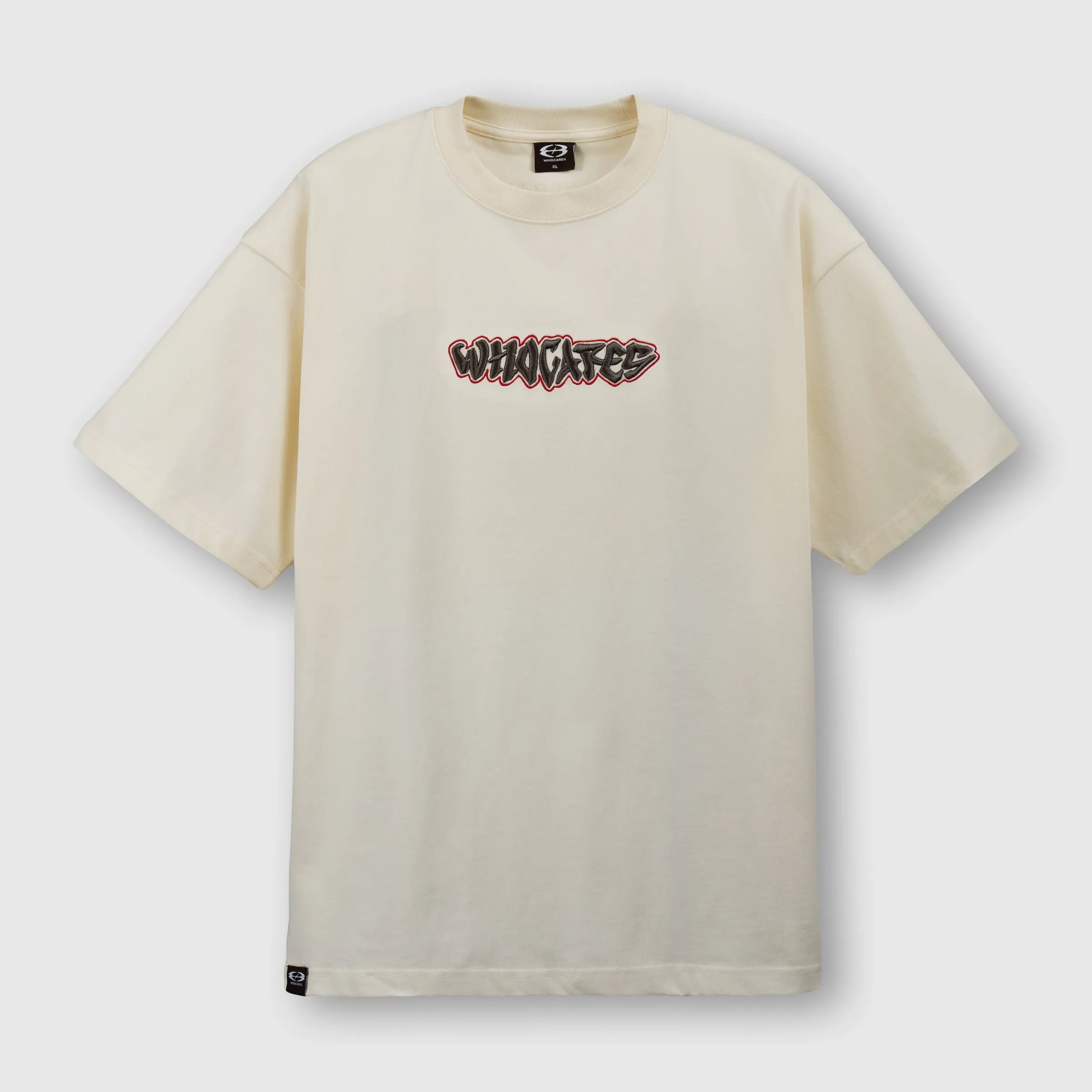 All In Embroidery Tee Beige