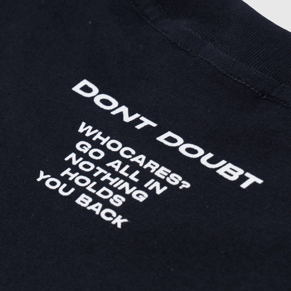 All In Embroidery Tee Black
