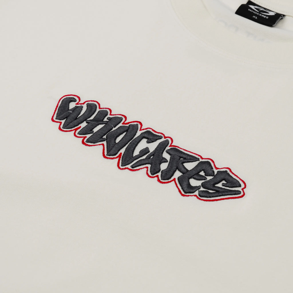 All In Embroidery Tee Beige