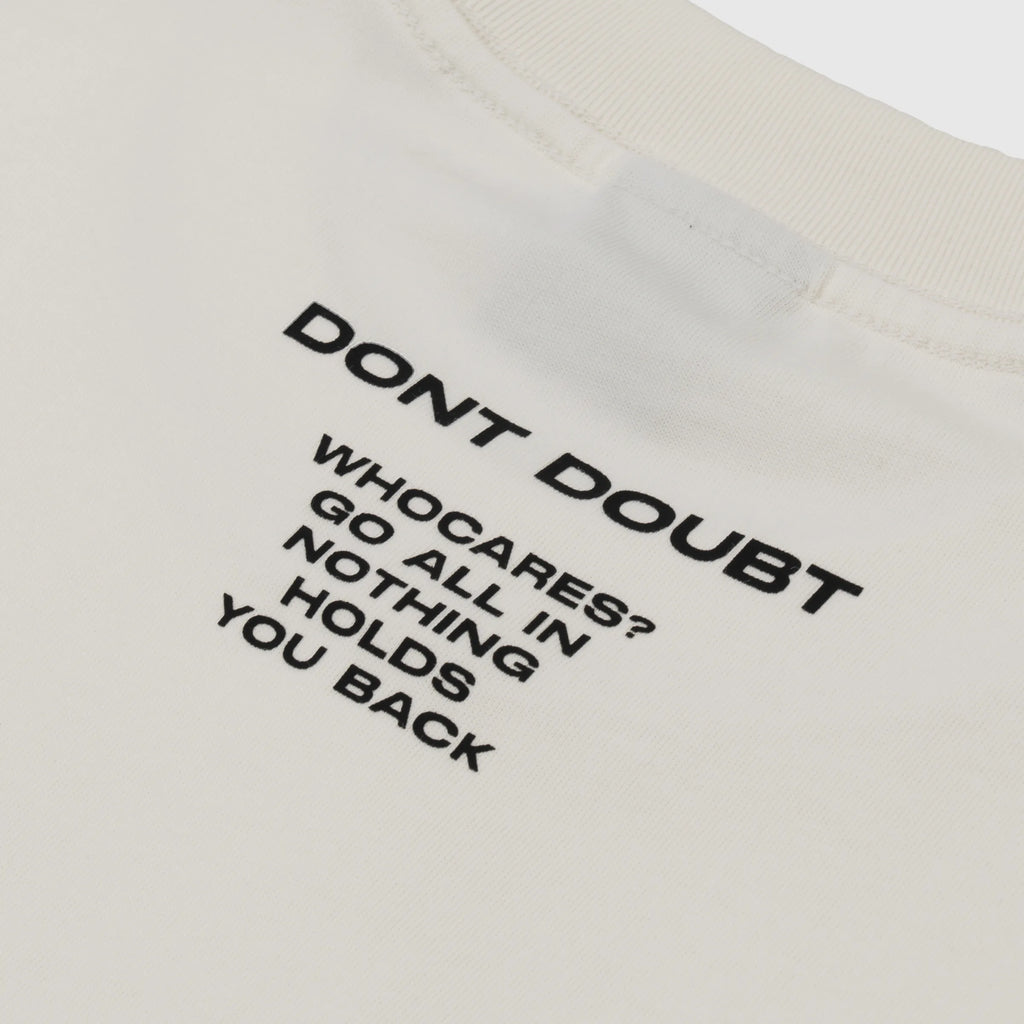 All In Embroidery Tee Beige