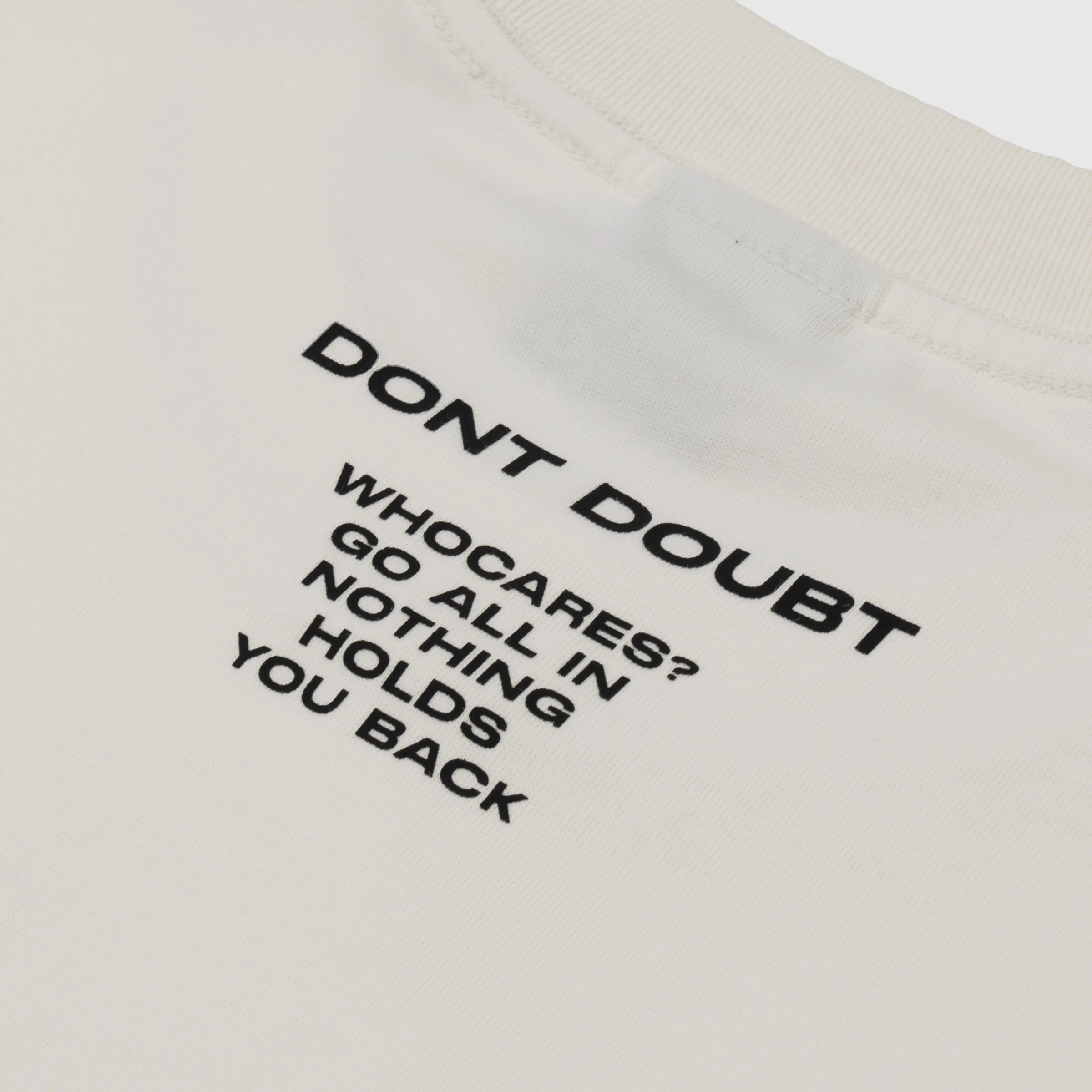 All In Embroidery Tee Beige