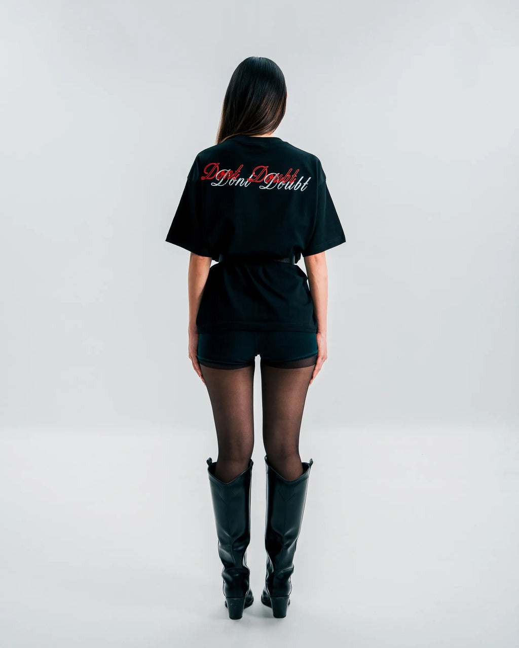 Don't Doubt Varsity Tee Black