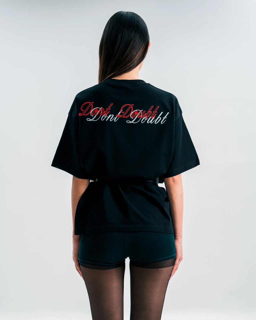 Don't Doubt Varsity Tee Black