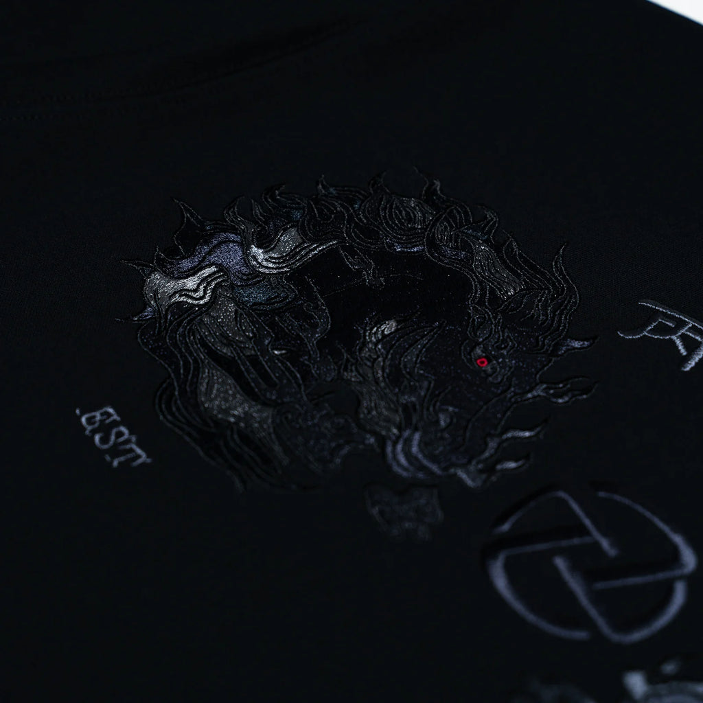 Mini Flame Horse Tee (Black)