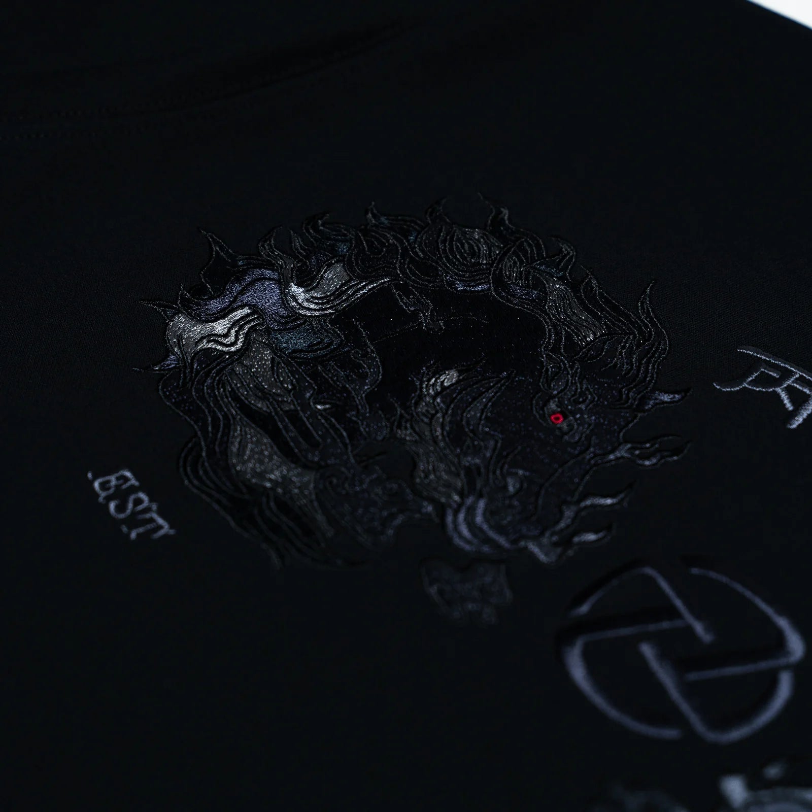 Mini Flame Horse Tee (Black)