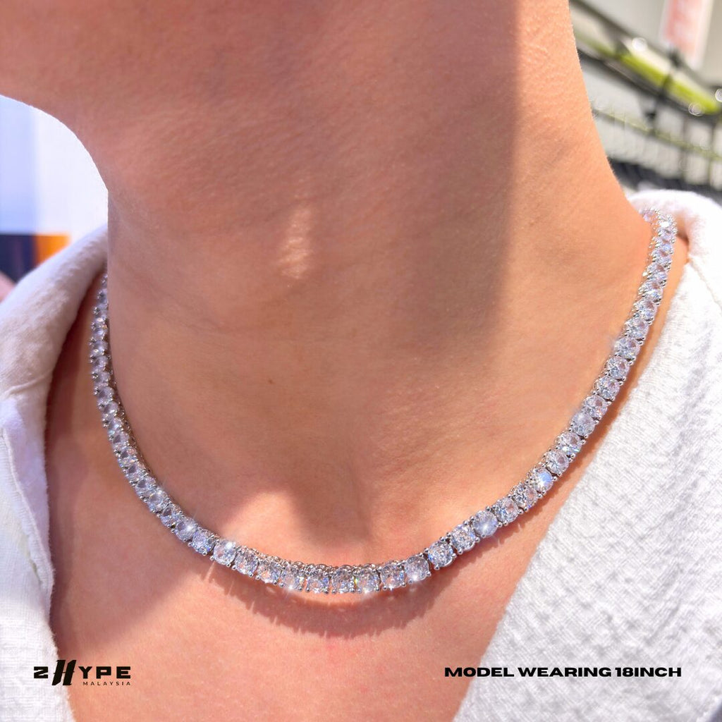 Tennis Chain (Silver) 5mm