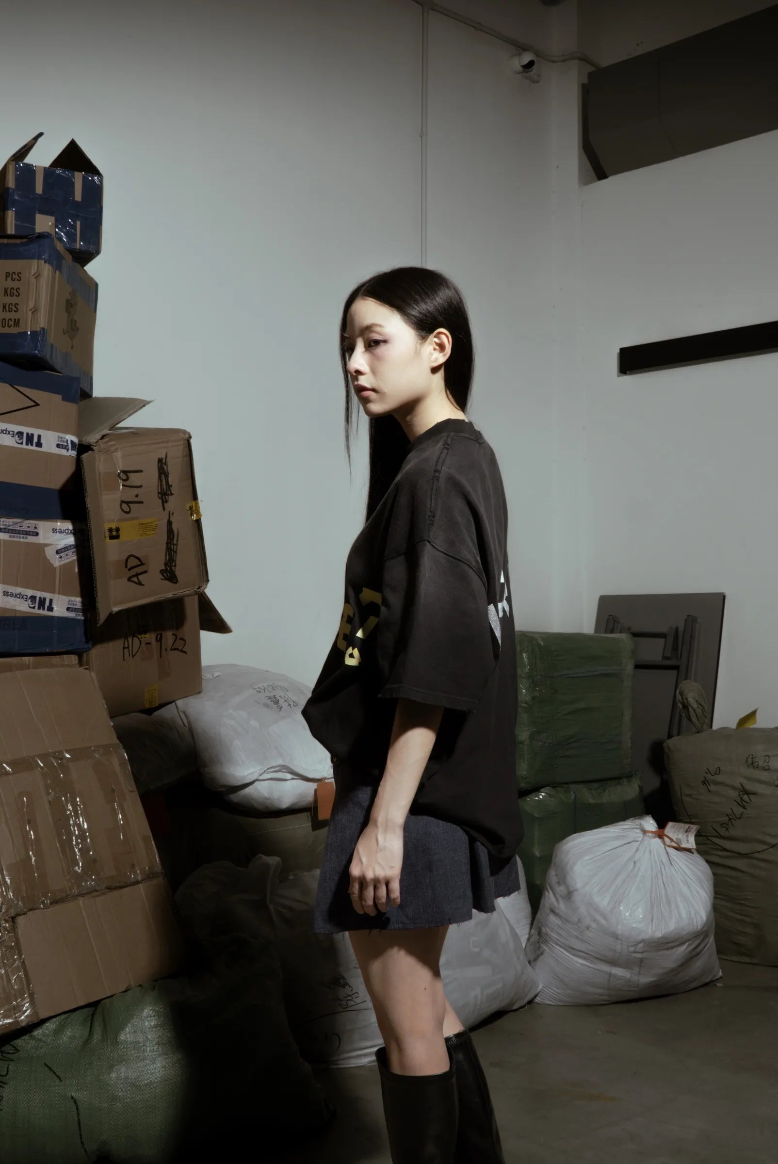 Tape Logo Tee Black V2