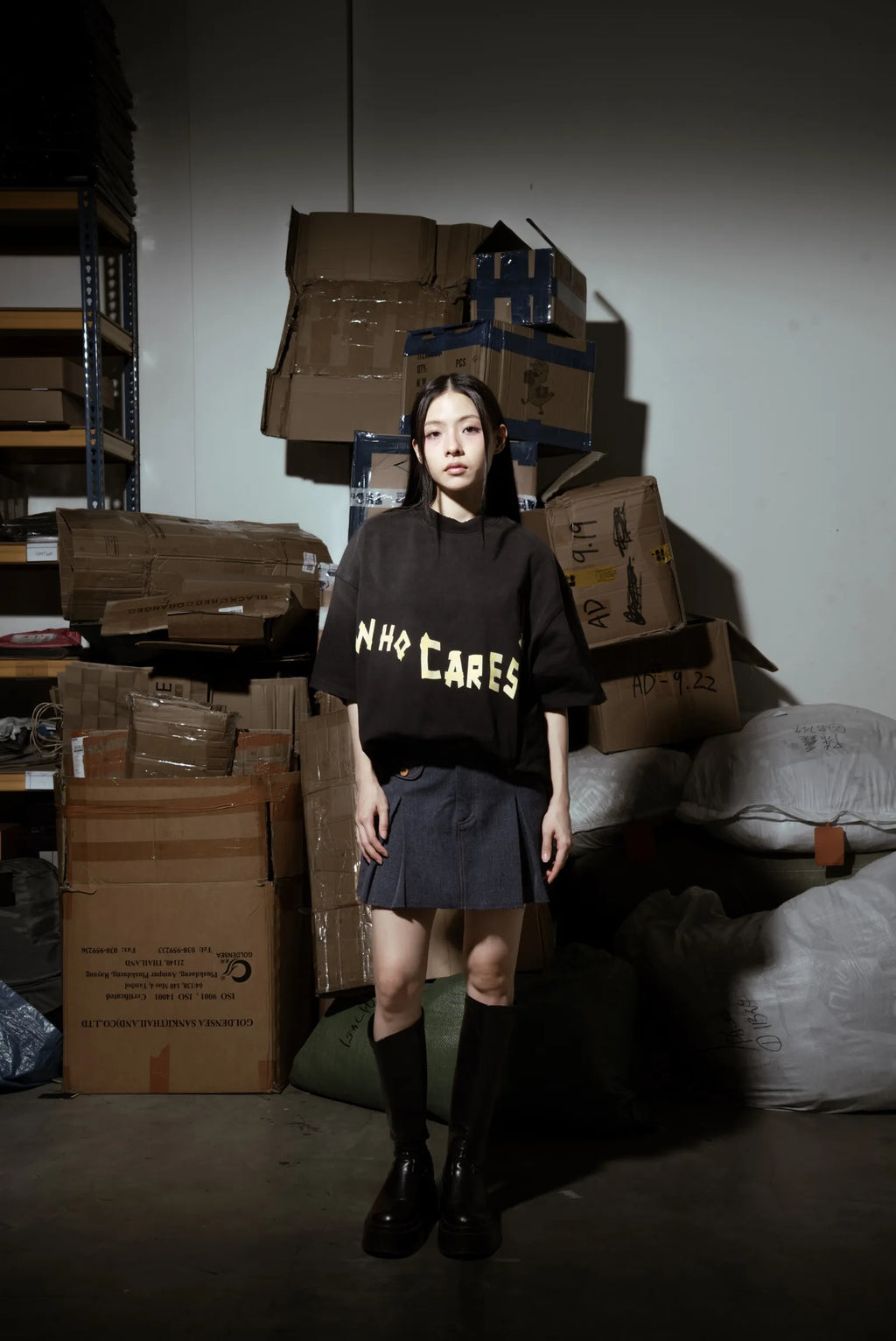 Tape Logo Tee Black V2