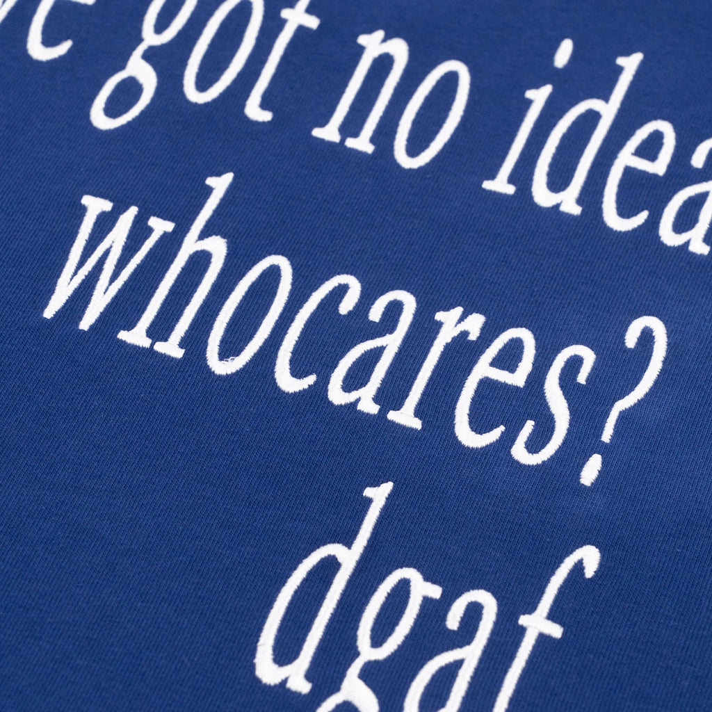 No Idea Tee Blue