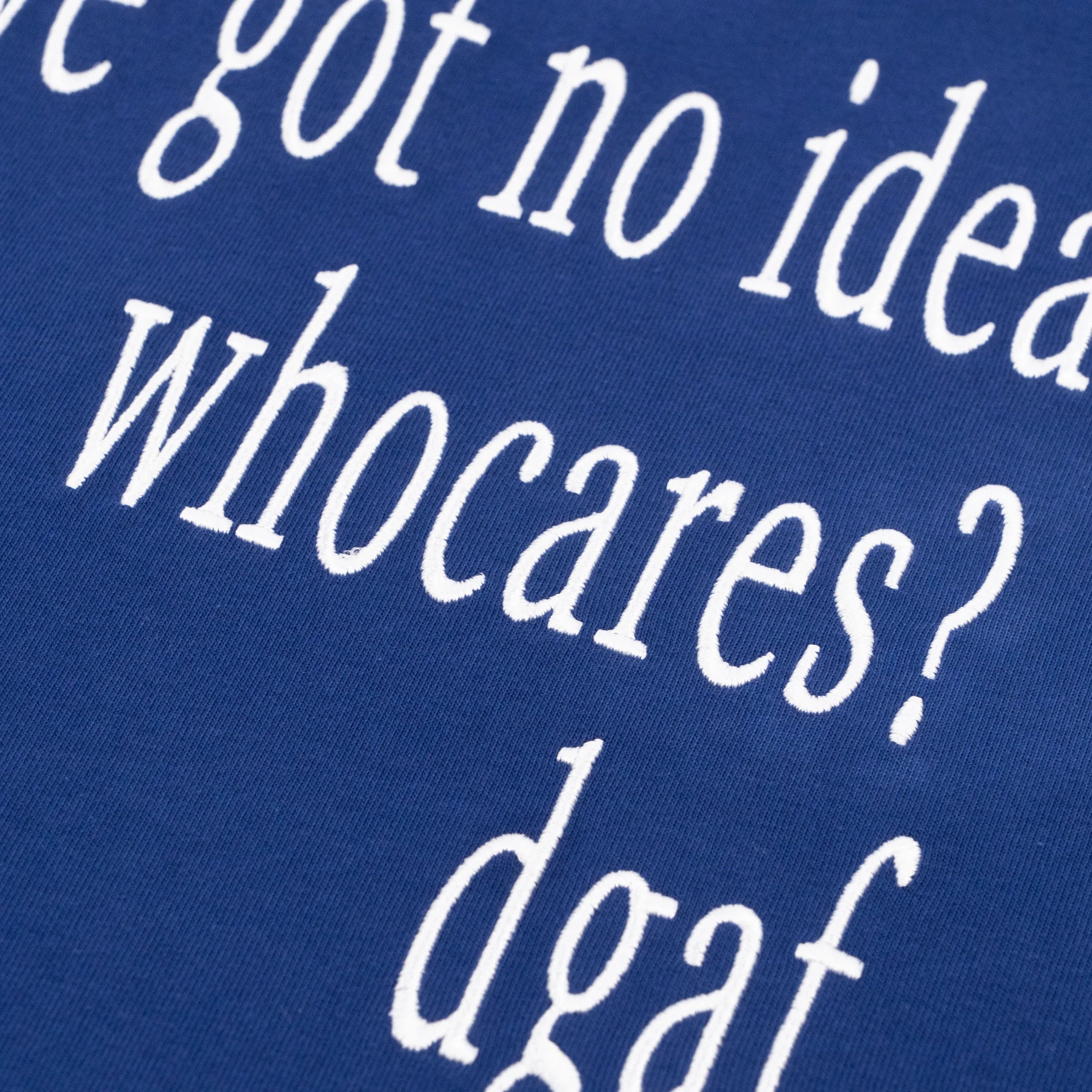 No Idea Tee Blue