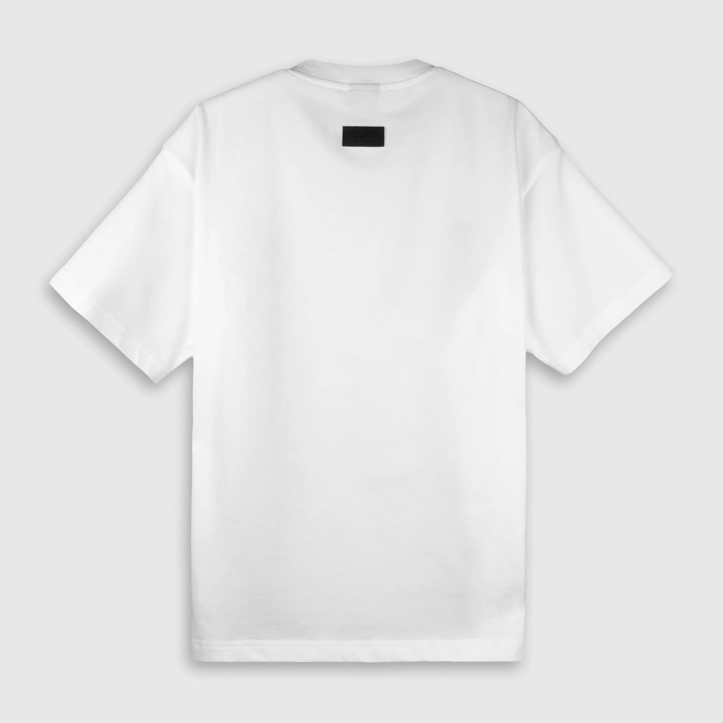 Smoke Logo Tee White