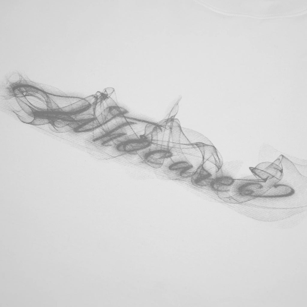 Smoke Logo Tee White