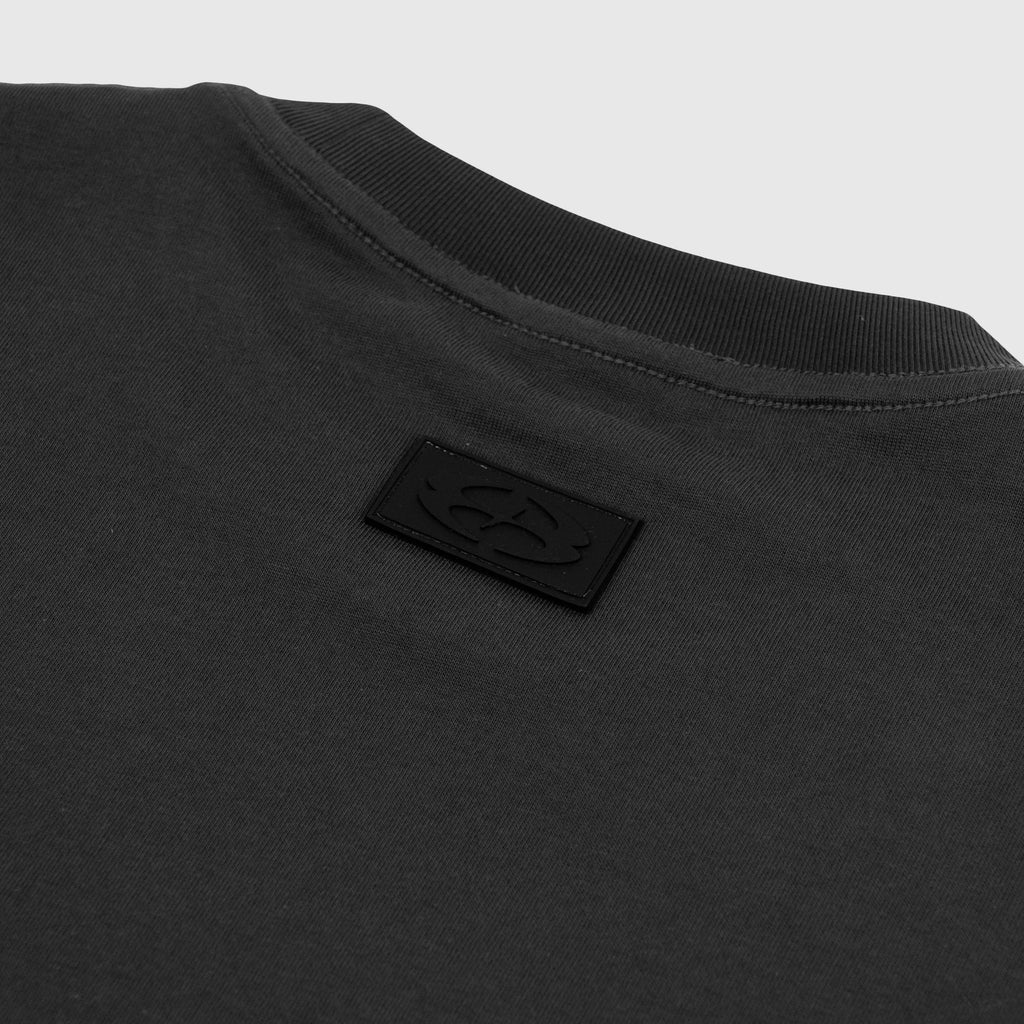 Smoke Logo Tee Off Black