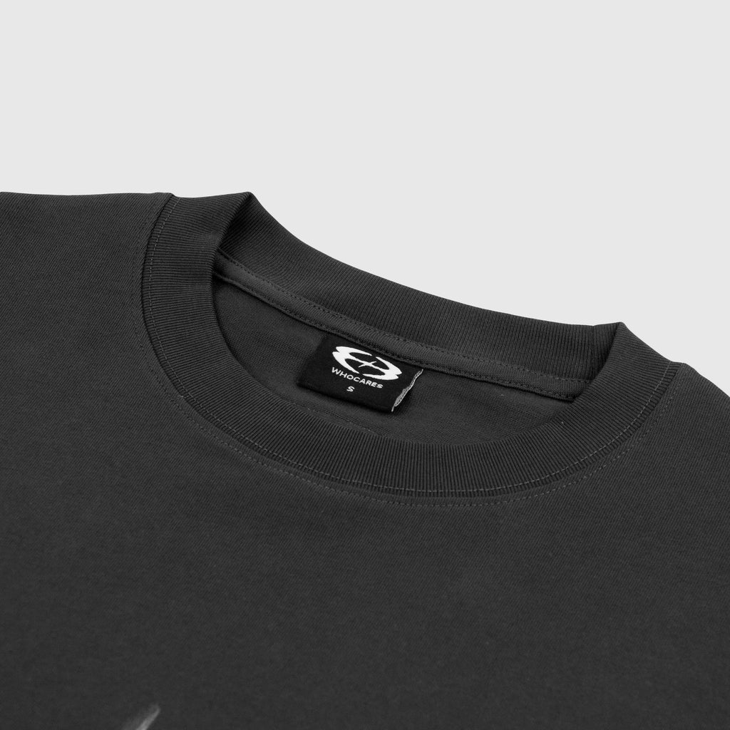 Smoke Logo Tee Off Black