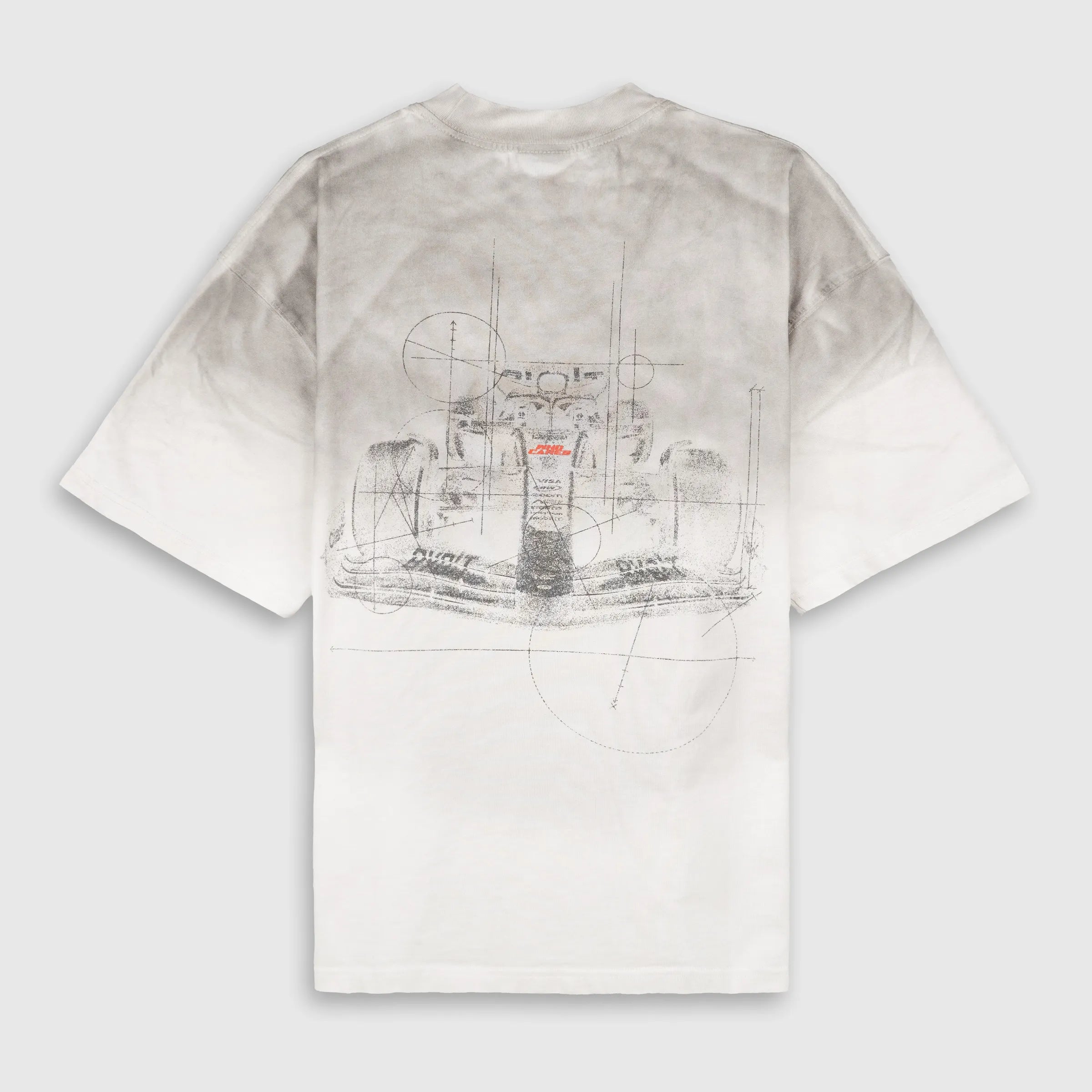 Washed Turbo Mode Tee Off White V2