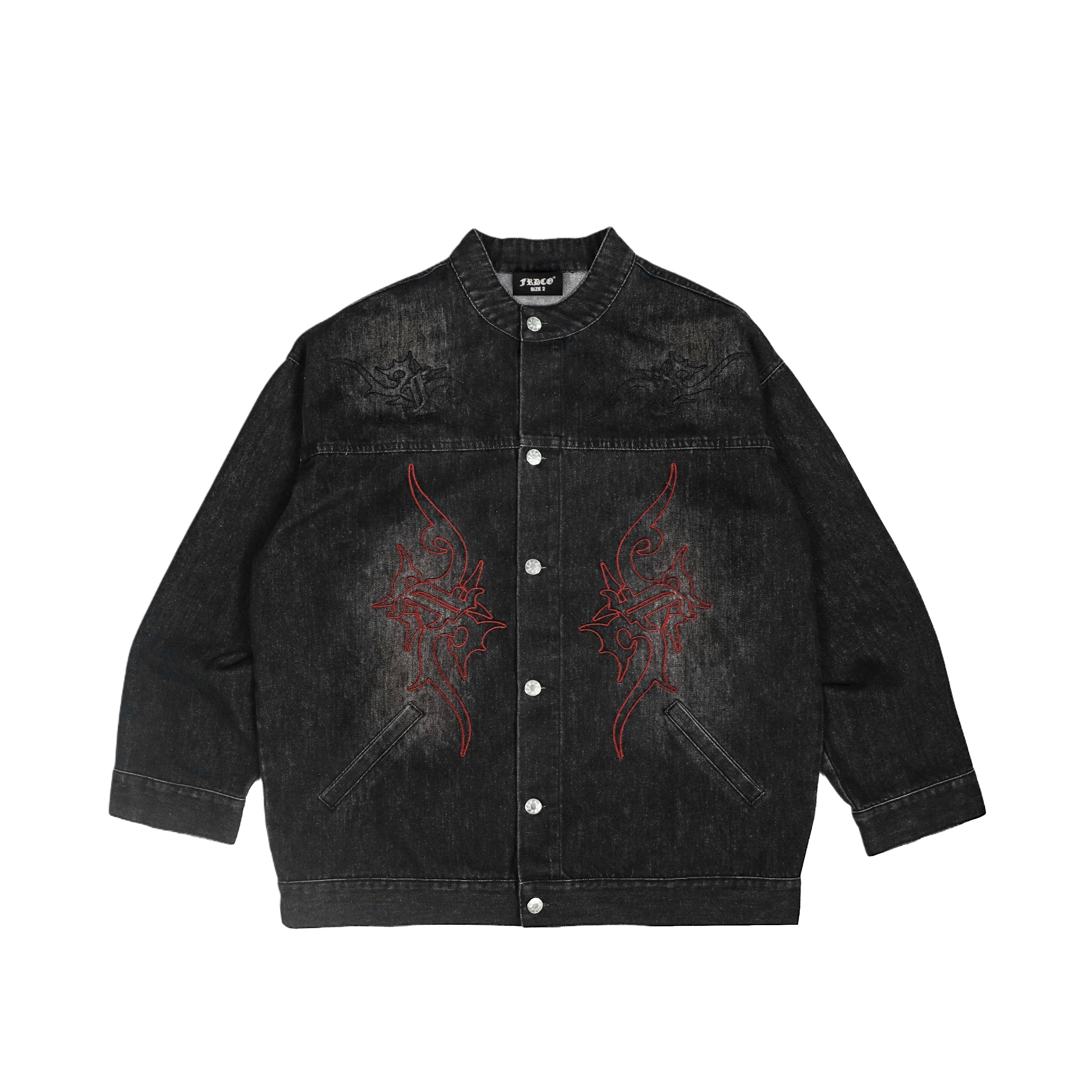 Aura Denim Jacket Black