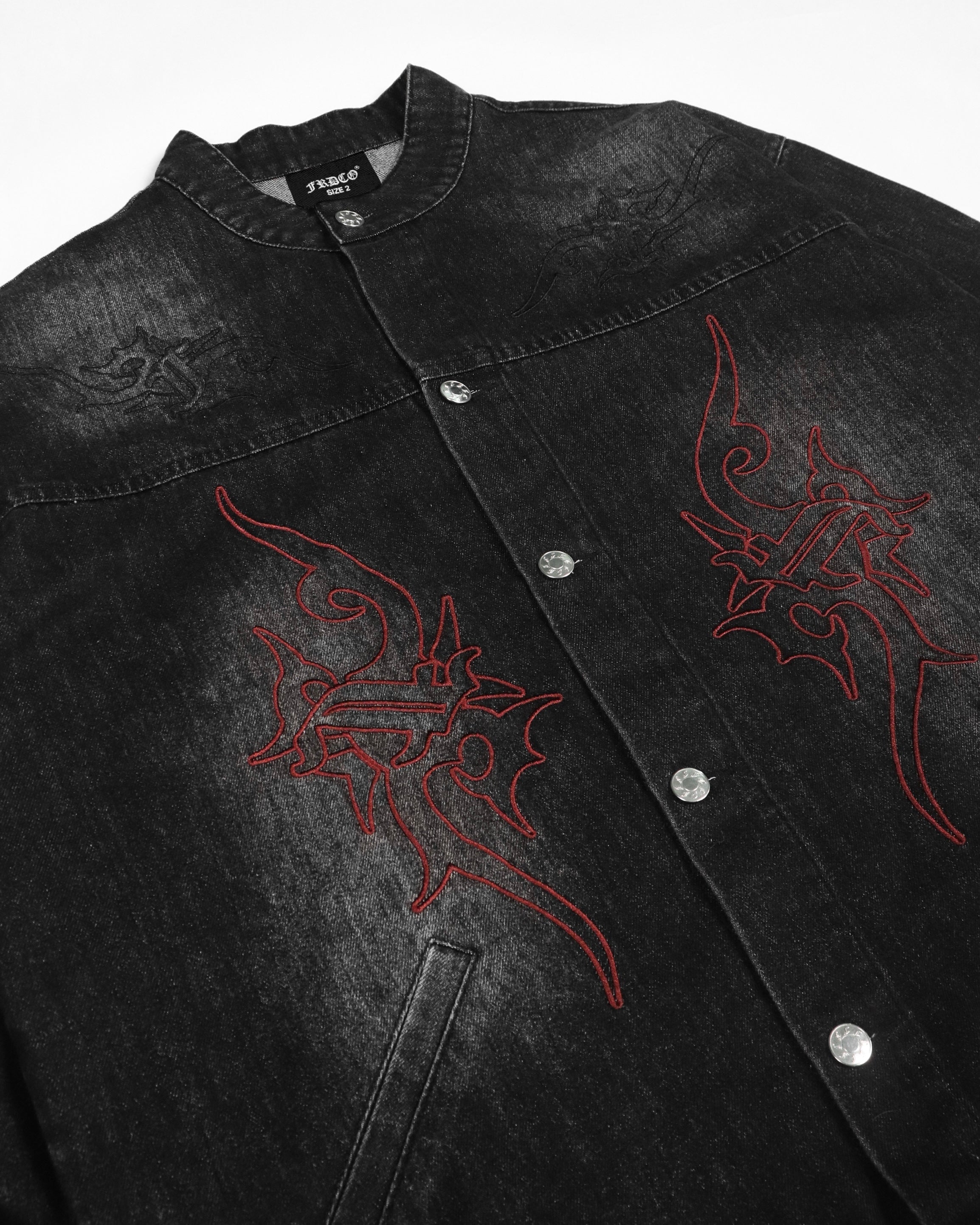 Aura Denim Jacket Black