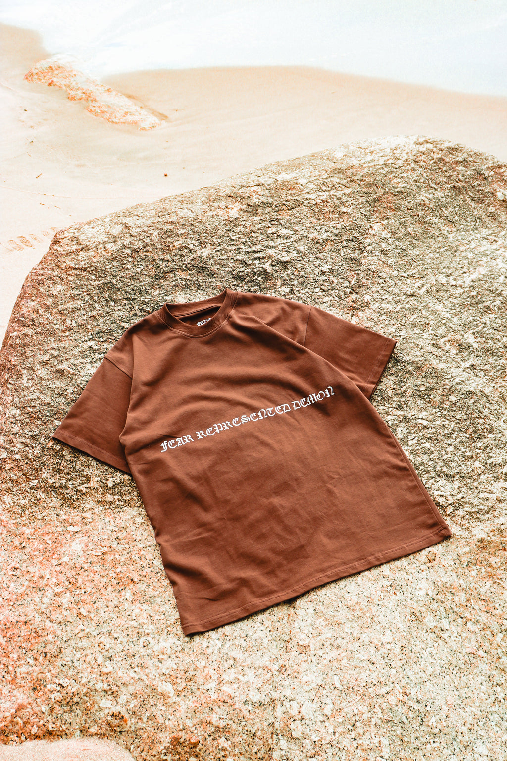 Demons Dust Essential Logo Tee Brown