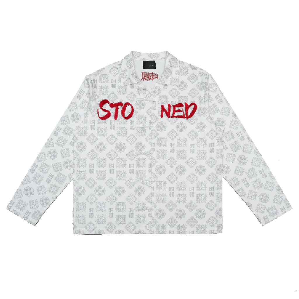 Golden Jade : Monogram Tang Suit Shirt