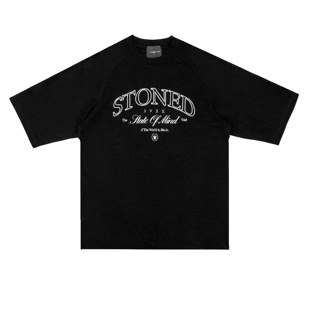 Void : Logo Raglan Tee Black