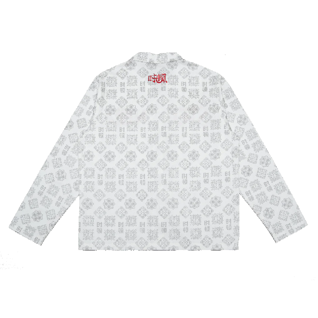 Golden Jade : Monogram Tang Suit Shirt