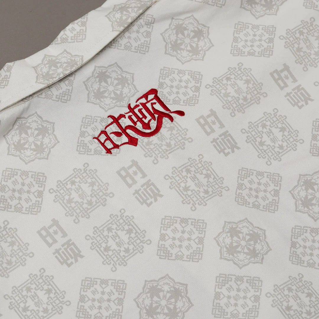 Golden Jade : Monogram Tang Suit Shirt