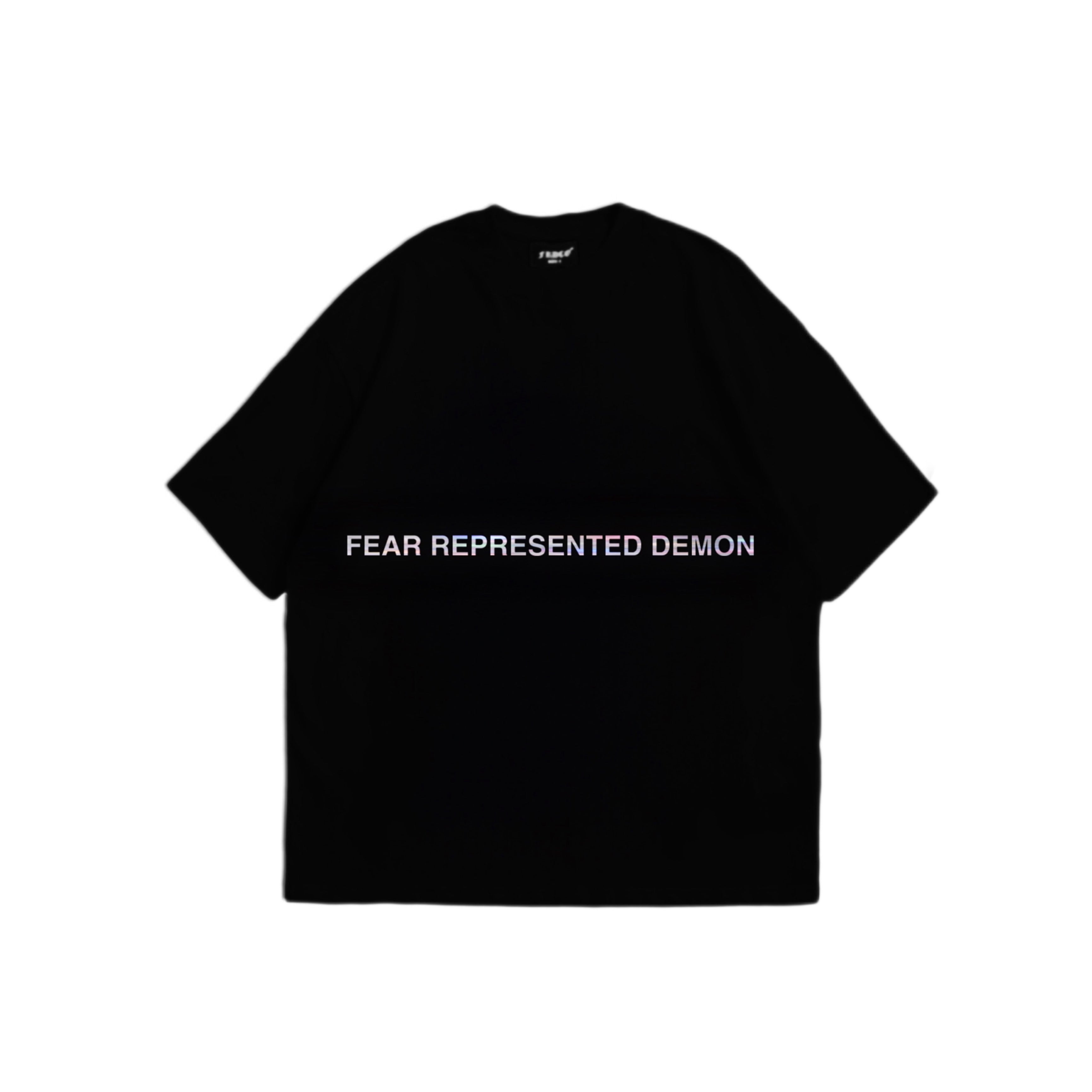 BD23 Rainbow Reflective Tee Black