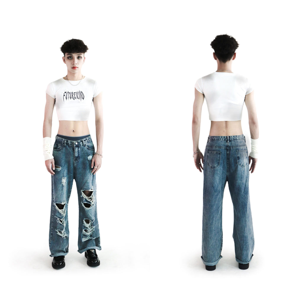 Sand Structure Crop Top Khaki
