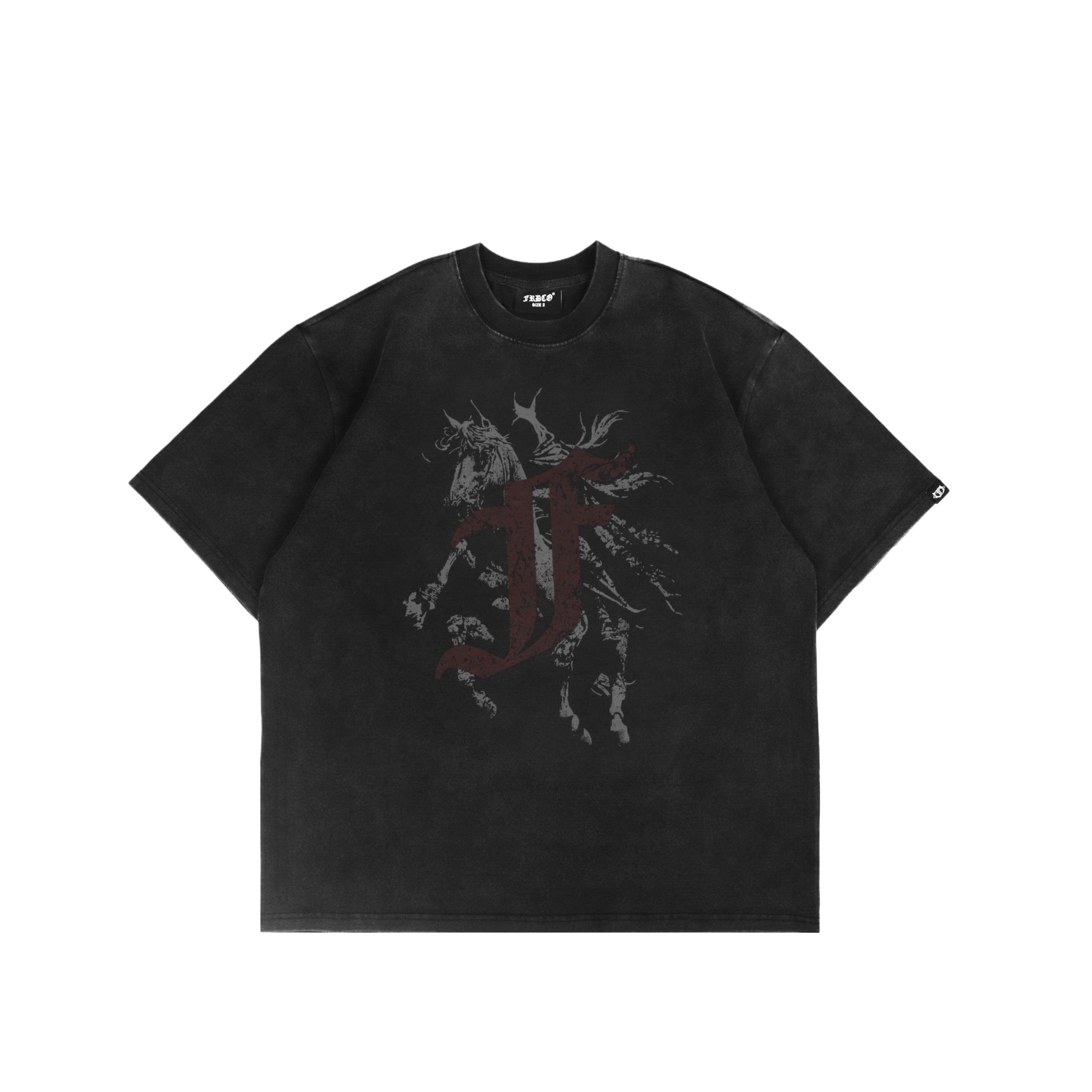 Knight Washed Tee Black