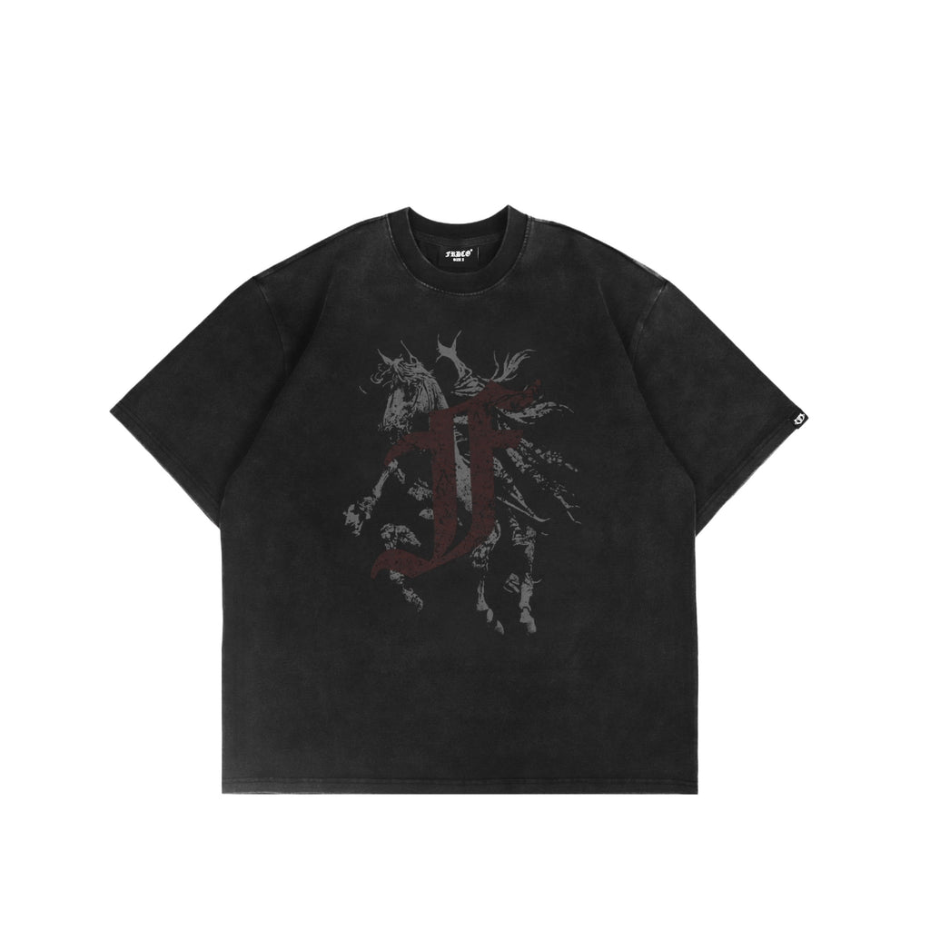 Knight Washed Tee Black