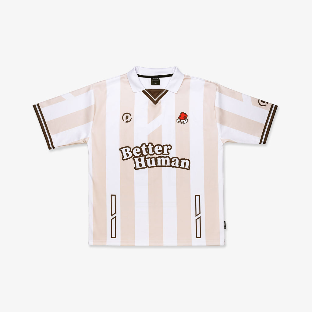 Better Human Playmaker Oversized Jersey Beige