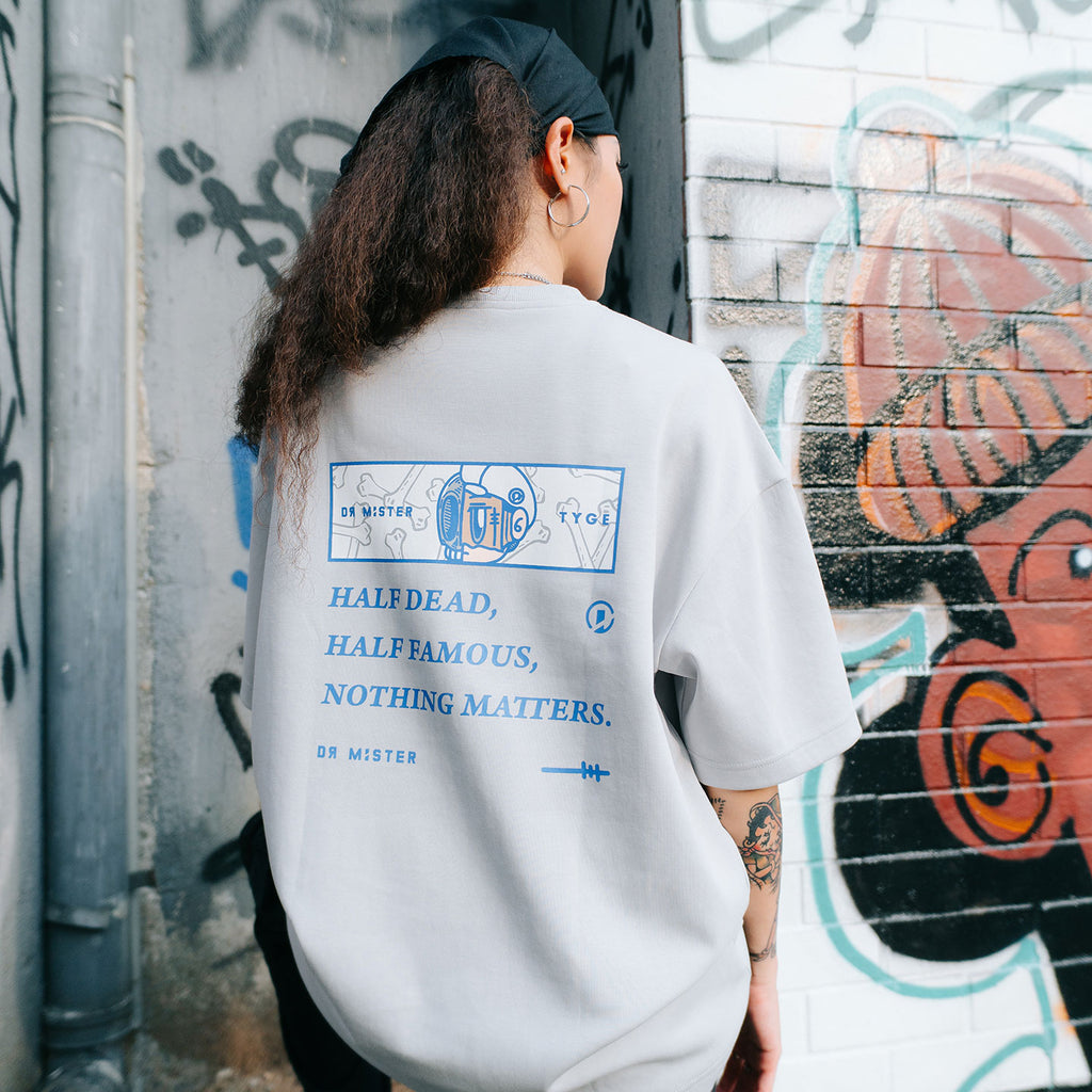 Bones Broad Tee Grey