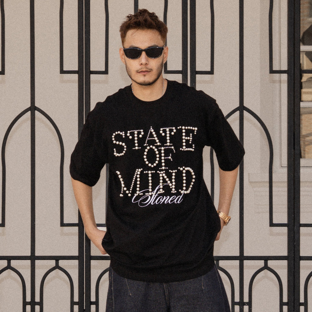 Blessed26 : State Of Mind Tee Black