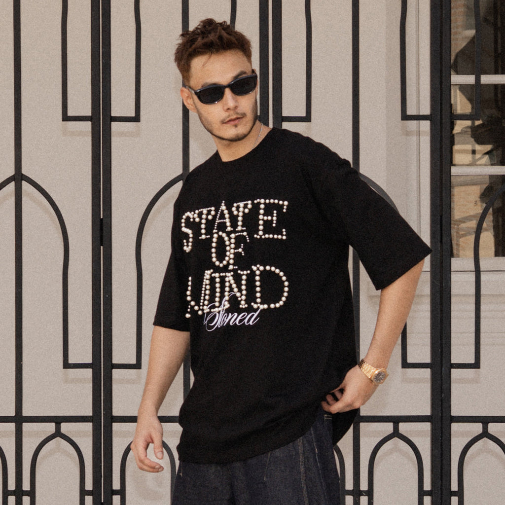 Blessed26 : State Of Mind Tee Black