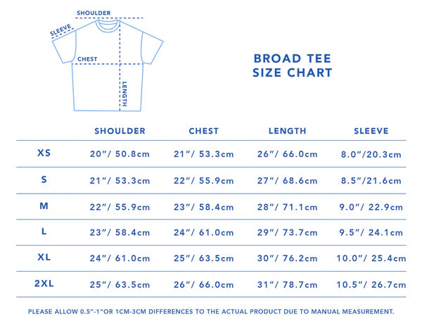 Abbey Road Broad Tee - Charcoal Grey