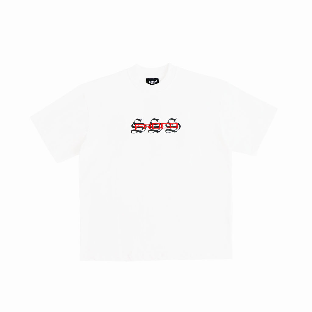 Triple S : Embroidery Snake Tee White