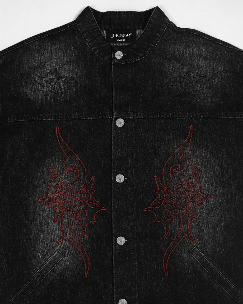 Aura Denim Jacket Black
