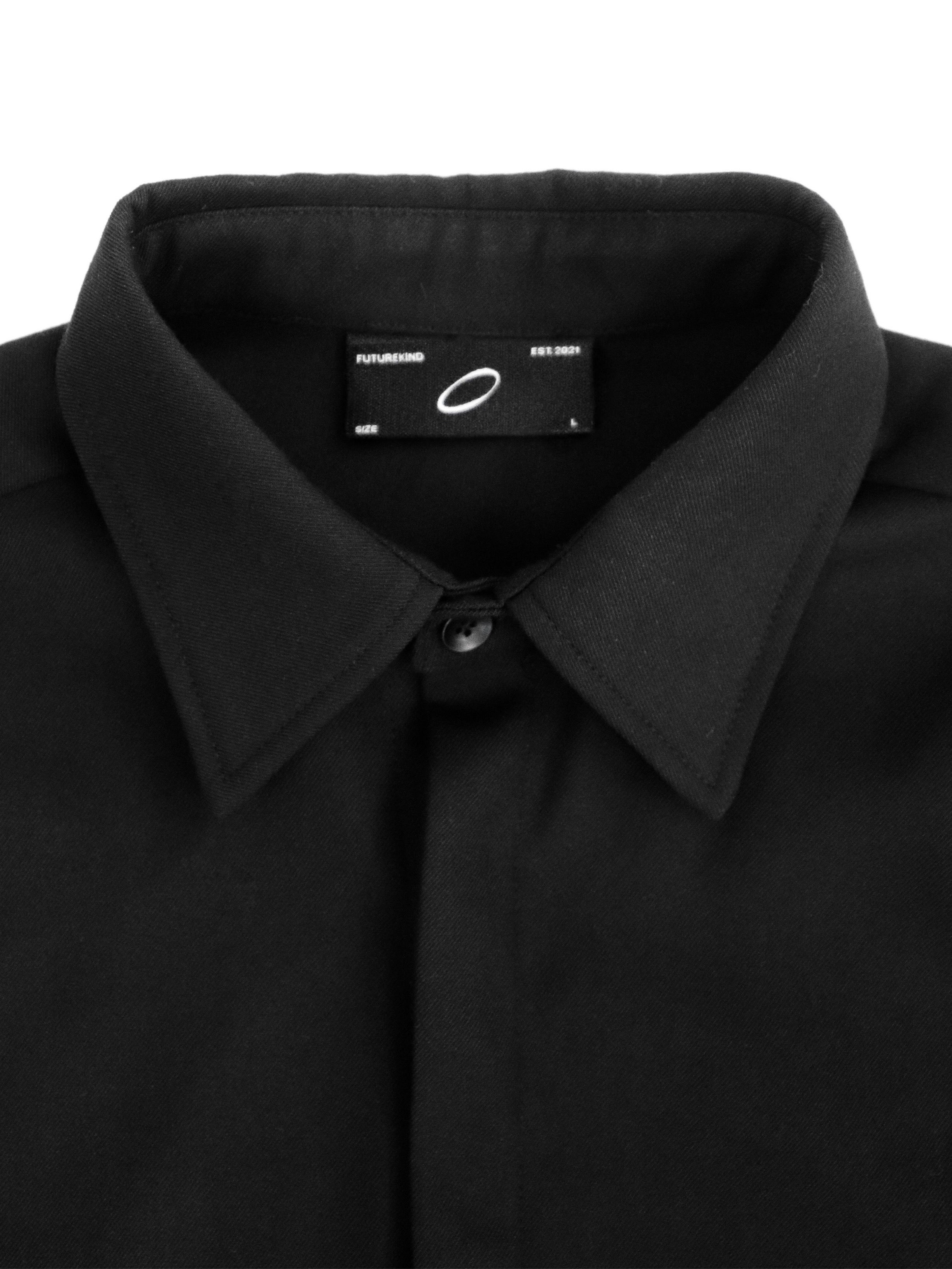 Structured Utility Shirt - Black