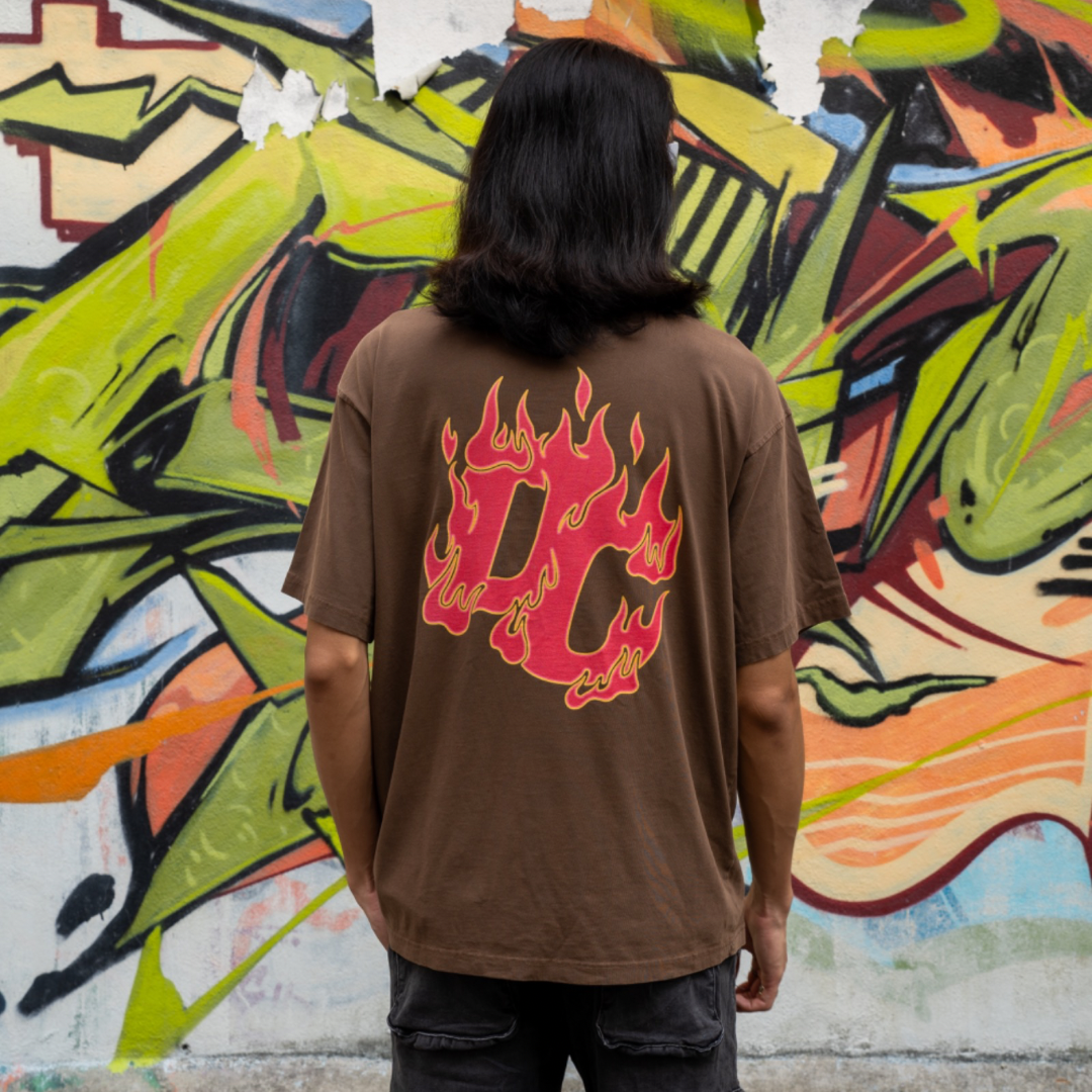 Flame Oversize Dyed Tee